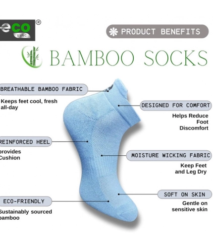Generic 4_Pair Set Unisex Casual Cotton Printed Ankle Length Socks (Multicolor)