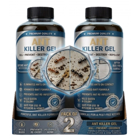 Generic Pack of 2 Ant Killer Gel Bottles 100 ML Generic Pack of 2 Ant Killer Gel Bottles 100 ML