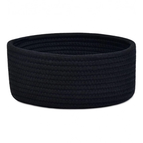 Generic Cotton 8x3 Inch Round 1 Pcs Bedside Organizer With Out Lid (Black) Generic Cotton 8x3 Inch Round 1 Pcs Bedside Organizer With Out Lid (Black)