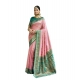Generic Women's Silk Blend Booti Work Ready to wear Saree With Unstitched Blouse 5.5Mtr (Peach) Generic Women's Silk Blend Booti Work Ready to wear Saree With Unstitched Blouse 5.5Mtr (Peach)
