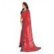 Generic Women's Georgette Printed Saree With Unstitched Blouse 5.5Mtr (Red) Generic Women's Georgette Printed Saree With Unstitched Blouse 5.5Mtr (Red)
