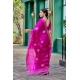 Generic Women's Faux Shimmer Floral Embroidery Ready to wear Saree With Unstitched Blouse 5.5Mtr (Pink) Generic Women's Faux Shimmer Floral Embroidery Ready to wear Saree With Unstitched Blouse 5.5Mtr (Pink)
