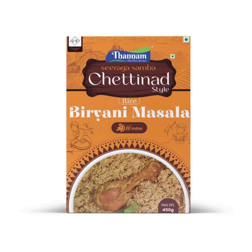 Generic Thannam Chettinadu Biryani Masala Powder With Rice (450GM) Generic Thannam Chettinadu Biryani Masala Powder With Rice (450GM)