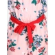 Generic Girl's Polyester Crepe Floral Shoulder Straps Jumpsuit (Peach-Red) Generic Girl's Polyester Crepe Floral Shoulder Straps Jumpsuit (Peach-Red)