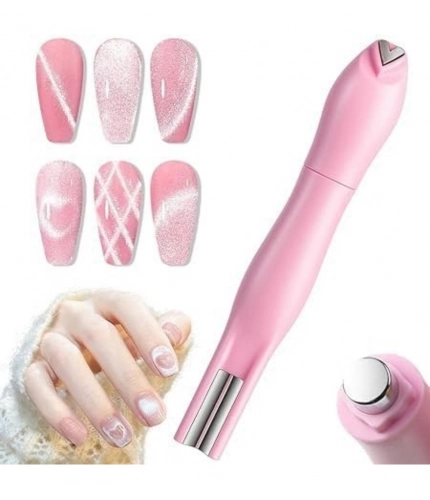 Generic Plastic Solid Magnetic Nail Art Pen Set (Multicolor)