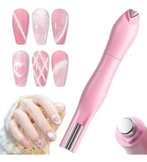 Generic Plastic Solid Magnetic Nail Art Pen Set (Multicolor)