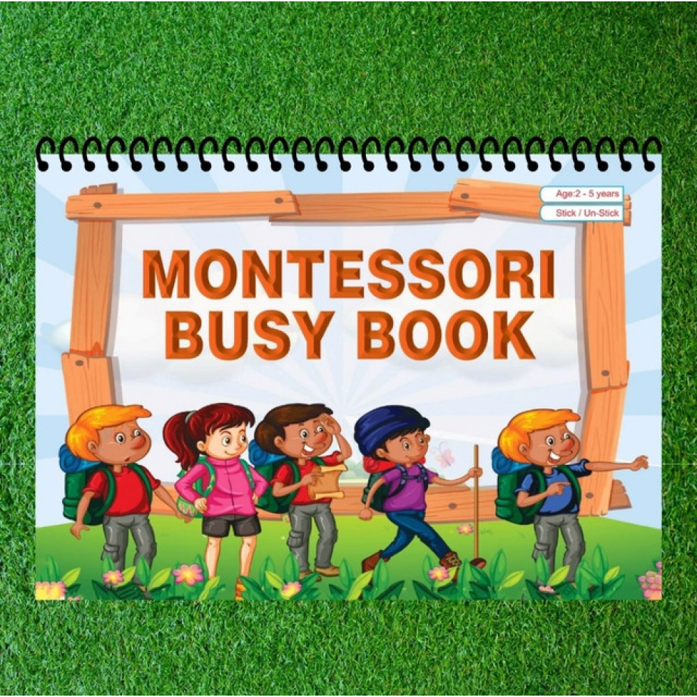 Generic Montessori Busy Book – Early Learning Activity Set (2–4 Years, Multicolor) Generic Montessori Busy Book – Early Learning Activity Set (2–4 Years, Multicolor)
