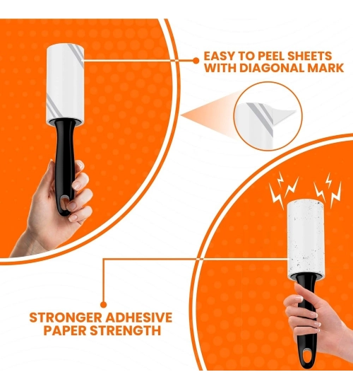 Generic Pet Hair Remover 1 Handle And 4 Refill Totally 240 Sheets (White) Generic Pet Hair Remover 1 Handle And 4 Refill Totally 240 Sheets (White)