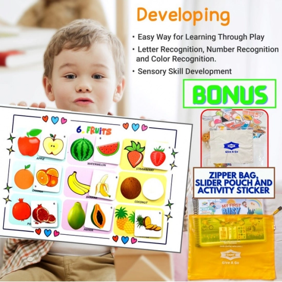 Generic My First Busy Book – Fun And Educational Activity Kit for Kids (2-4 Years, Multicolor)