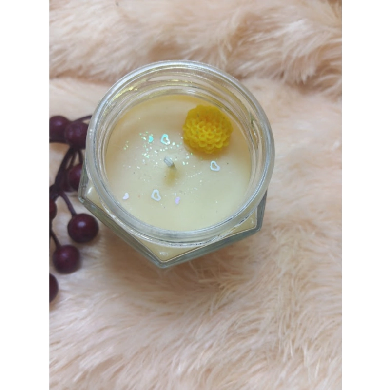 Generic Pack Of_2 Soy Wax And Bees Wax Blend Candles Liquid Volume 80