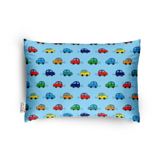 Generic Soft Plush Printed Baby Infant Pillow for Kids Age 1 To 5 Years (Sky Blue)