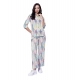 Generic Women's Polyester Floral 3-4th Sleeve Co-Ord Set (Multicolor) Generic Women's Polyester Floral 3-4th Sleeve Co-Ord Set (Multicolor)