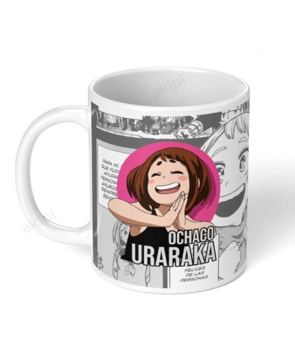 Generic Anime Ochaco Uraraka Ceramic Printed Coffee Mug (White)