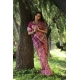 Generic Women's Faux_Tussar_Silk Abstract_Print Saree With Unstitched Blouse 5.5Mtr (Pink) Generic Women's Faux_Tussar_Silk Abstract_Print Saree With Unstitched Blouse 5.5Mtr (Pink)
