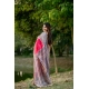 Generic Women's Faux_Tussar Geometric_Print Saree With Unstitched Blouse 5.5Mtr (Pink) Generic Women's Faux_Tussar Geometric_Print Saree With Unstitched Blouse 5.5Mtr (Pink)