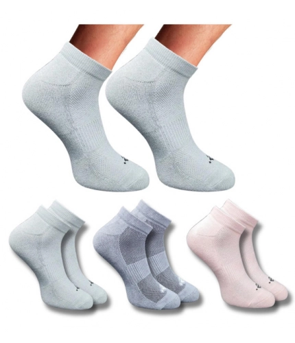 Generic 3_Pair Set Unisex Casual Cotton Printed Low Cut Socks (Multicolor)