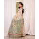 Generic Women's Blended_Cotton Woven_Motifs Saree With Unstitched Blouse 5.5Mtr (Rama_Green)