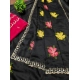 Generic Women's Georgette Embellished Saree With Unstitched Blouse 5.5Mtr (Black) Generic Women's Georgette Embellished Saree With Unstitched Blouse 5.5Mtr (Black)