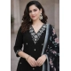Generic Women's Chanderi Silk Ethnic Motif V-Neck 3/4th Sleeve Kurti With Pant Dupatta Set (Black) Generic Women's Chanderi Silk Ethnic Motif V-Neck 3/4th Sleeve Kurti With Pant Dupatta Set (Black)
