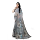Generic Women's Georgette Floral Printed Saree With Unstitched Blouse 5.5Mtr (Grey) Generic Women's Georgette Floral Printed Saree With Unstitched Blouse 5.5Mtr (Grey)