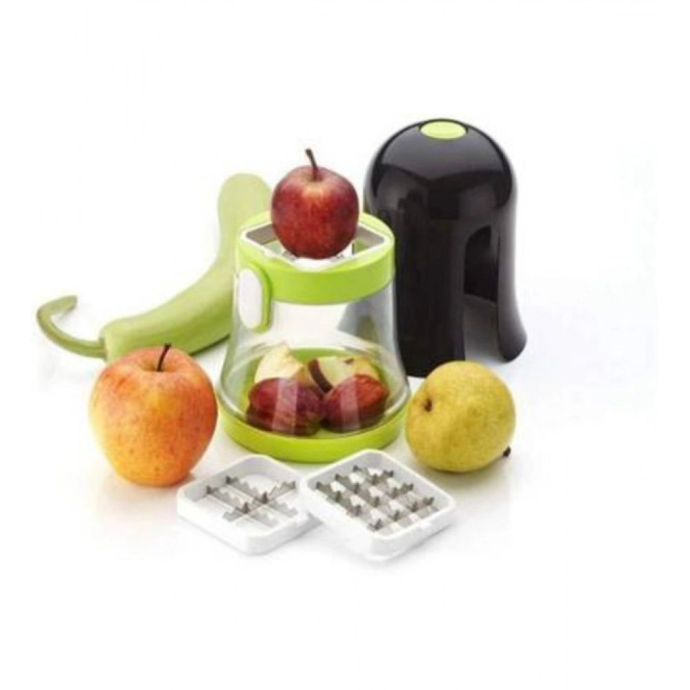 Generic Stainless Steel Multifunction Vegetable Cutter Chipser Manual Quick Dicer Fruit Slicer Non-Skid Base Slicer and Cutter Grater (Color: Assorted ) Generic Stainless Steel Multifunction Vegetable Cutter Chipser Manual Quick Dicer Fruit Slicer Non-Skid Base Slicer and Cutter Grater (Color: Assorted )