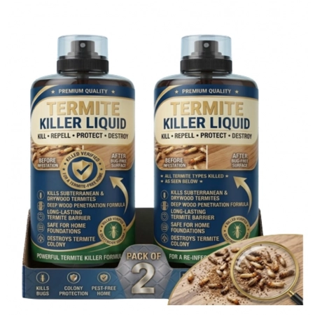 Generic Pack of 2 Termite Killer Liquid Spray Bottles 100 ML
