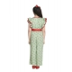 Generic Girl's Rayon Printed Flutter Jumpsuit (Green) Generic Girl's Rayon Printed Flutter Jumpsuit (Green)