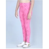 Generic Girl's Cotton Lycra Printed Elasticated Leggings (Pink) Generic Girl's Cotton Lycra Printed Elasticated Leggings (Pink)