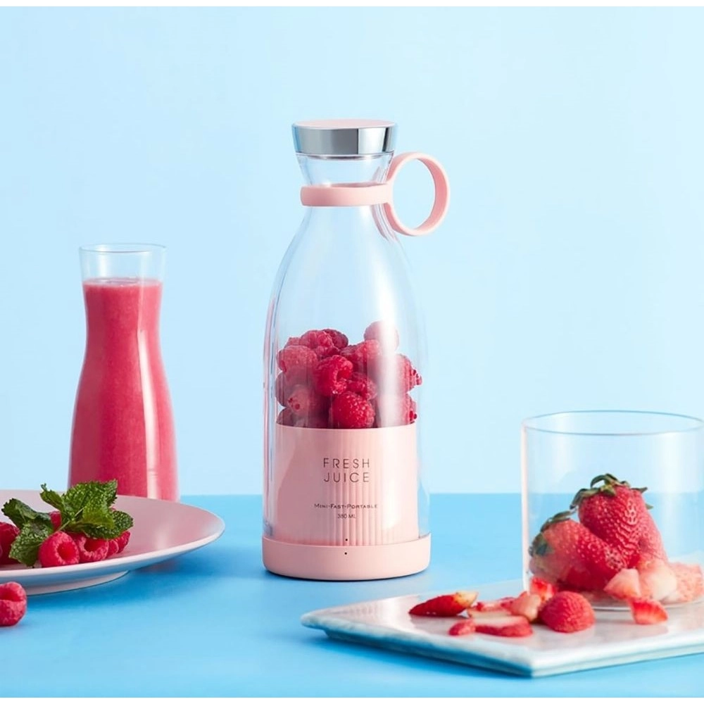 Generic 4 Blade Juicer Bottle (Multicolor)