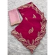 Generic Women's Chiffon Embroidered Saree With Unstitched Blouse 5.5Mtr (Pink) Generic Women's Chiffon Embroidered Saree With Unstitched Blouse 5.5Mtr (Pink)