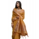 Generic Women's Silk_Blend Butti Pattern Saree With Unstitched Blouse 5.5Mtr (Mustard) Generic Women's Silk_Blend Butti Pattern Saree With Unstitched Blouse 5.5Mtr (Mustard)