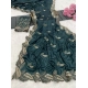 Generic Women's Georgette Embroidered Saree With Unstitched Blouse 5.5Mtr (Teal) Generic Women's Georgette Embroidered Saree With Unstitched Blouse 5.5Mtr (Teal)