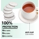 Generic Cotton Rope Drink Coasters 6 Pcs Set (White)