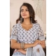 Generic Women's Faux Linen Floral Print Ready to wear Saree With Unstitched Blouse 5.5Mtr (Off_White) Generic Women's Faux Linen Floral Print Ready to wear Saree With Unstitched Blouse 5.5Mtr (Off_White)