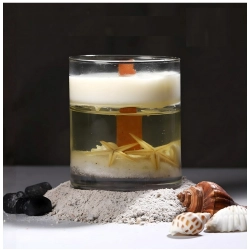 Generic Soya Wax, Glass Scented Star Fish Gel Candle