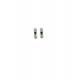 Generic Women's Brass Silver Plated Necklace set (Green)