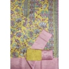 Generic Women's Cotton Silk Floral Printed Saree With Unstitched Blouse 5.5Mtr (Multicolor)