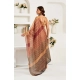 Generic Women's Faux Linen Geometric Print Ready to wear Saree With Unstitched Blouse 5.5Mtr (Brown) Generic Women's Faux Linen Geometric Print Ready to wear Saree With Unstitched Blouse 5.5Mtr (Brown)