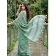 Generic Women's Linen Floral Embroidered Saree With Unstitched Blouse 5.5Mtr (Sea Green) Generic Women's Linen Floral Embroidered Saree With Unstitched Blouse 5.5Mtr (Sea Green)