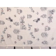 Generic Women's Linen Cotton Printed Saree With Unstitched Blouse 5.5Mtr (Off White)