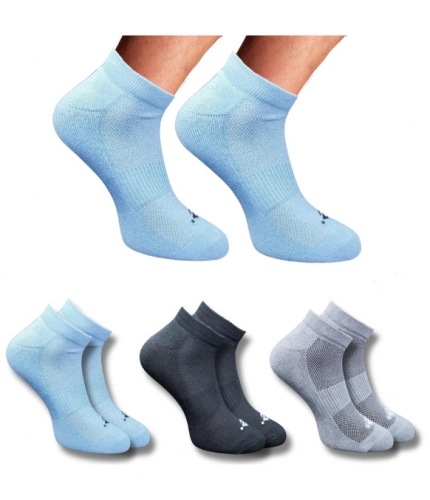 Generic 3_Pair Set Unisex Casual Cotton Printed Low Cut Socks (Multicolor)