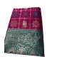 Generic Women's Jacquard Printed Saree With Unstitched Blouse 5.5Mtr (Magenta)