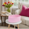 Generic Cotton Oval 10x7x5 Inch Bedside Organizer With Out Lid (Pink) Generic Cotton Oval 10x7x5 Inch Bedside Organizer With Out Lid (Pink)