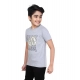 Generic Boy's Cotton Grapic Printed Round Neck T-Shirt (Grey Melange) Generic Boy's Cotton Grapic Printed Round Neck T-Shirt (Grey Melange)