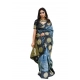 Generic Women's Soft Lichi Silk Printed Saree With Unstitched Blouse 5.5Mtr (Grey) Generic Women's Soft Lichi Silk Printed Saree With Unstitched Blouse 5.5Mtr (Grey)