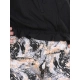 Generic Girl's Cotton Floral Elasticated Jegging and Top Set (Black) Generic Girl's Cotton Floral Elasticated Jegging and Top Set (Black)