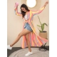 Generic Women's Polyester Crepe Printed Long Sleeves Shrug (Multicolor) Generic Women's Polyester Crepe Printed Long Sleeves Shrug (Multicolor)