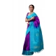 Generic Women's Soft Litchi Silk Jacquard Work Saree With Unstitched Blouse 5.5Mtr (Purple) Generic Women's Soft Litchi Silk Jacquard Work Saree With Unstitched Blouse 5.5Mtr (Purple)