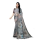 Generic Women's Georgette Floral Printed Saree With Unstitched Blouse 5.5Mtr (Grey) Generic Women's Georgette Floral Printed Saree With Unstitched Blouse 5.5Mtr (Grey)