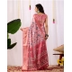 Generic Women's Faux_Banarasi_Silk Printed Saree With Unstitched Blouse 5.5Mtr (Light_Pink)